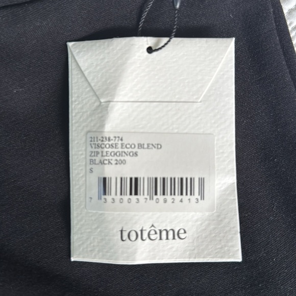 Toteme Black Leggings - Picture 7 of 7